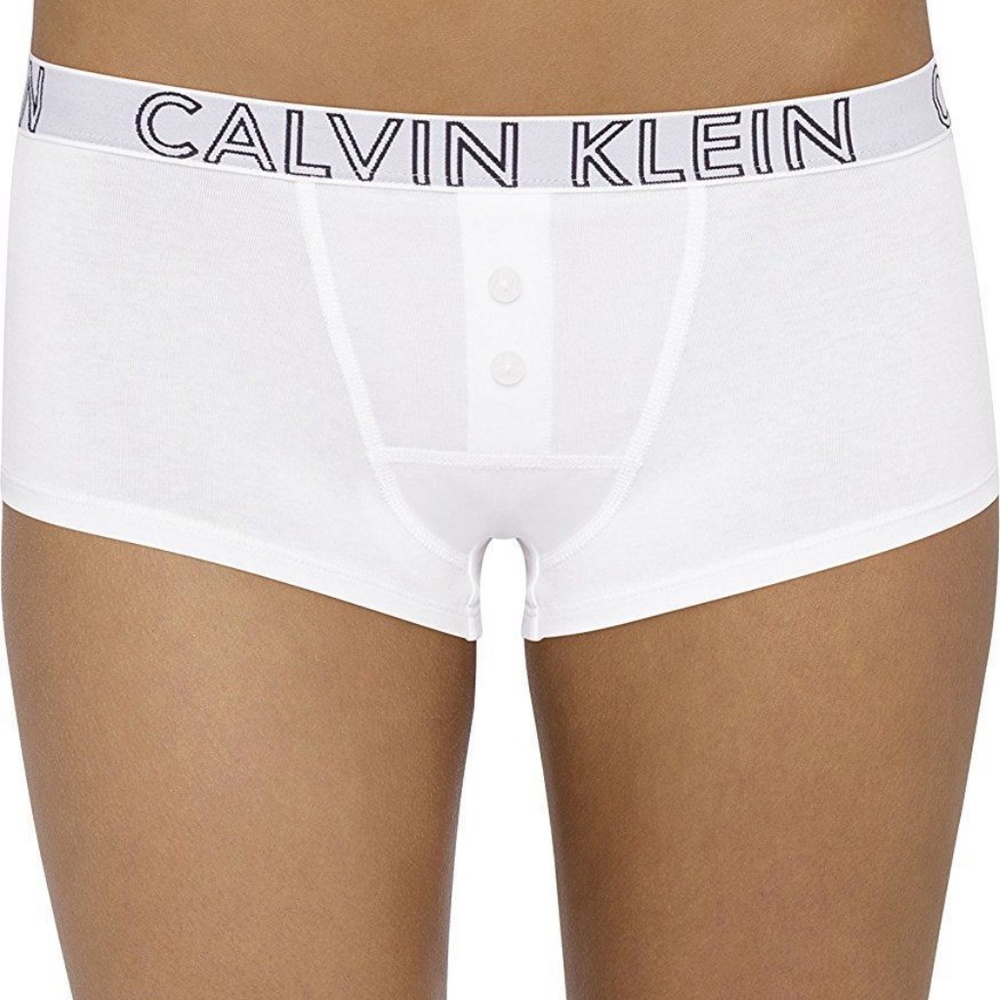 Calvin Klein Ultimate Cotton Boyshort White QD3639 100